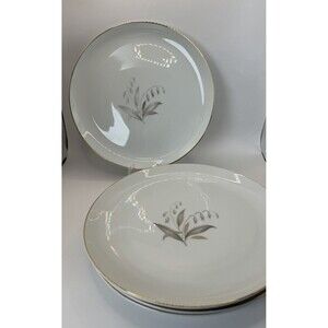 KAYSONS VTG Mid-Century Modern 1961 Golden Rhapsody Set of 4 Dinner Plates 9.25"